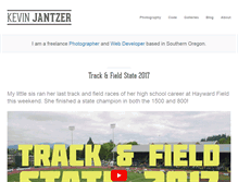 Tablet Screenshot of kevinjantzer.com